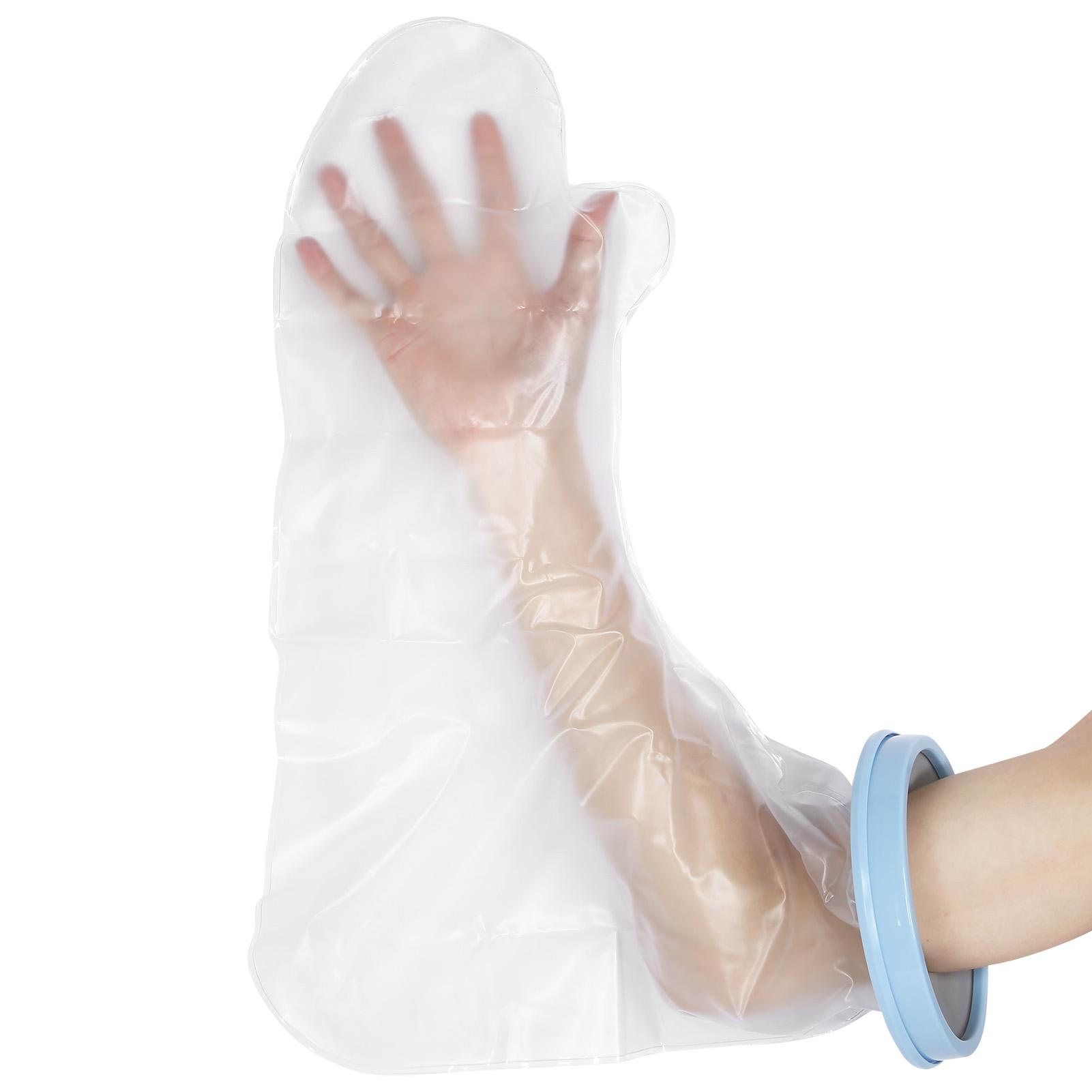 

Children Waterproof Arm Cast Cover Bath Wound Fracture Bandage Dressing Protector Blue 55cm