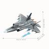 Non-Toxic Sembo J-35 Carrier Based Fighter Jet Assemblage Building Blocks Moc Military Series Aircraft Plane Model Bricks Children Toys Gifts