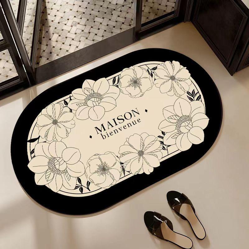 Diatom mud mat toilet water absorption anti-skid dry anti-skid