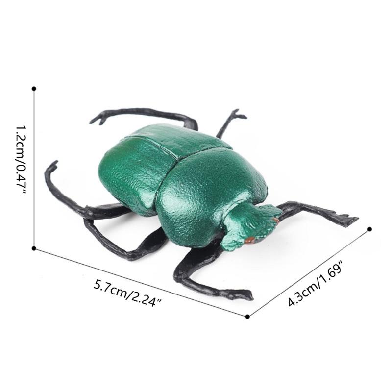 Simulation Insect Small Animal Toy Mosquitoes OrchidsMantis SpadeBeetle Simulation Animal Model Home Garden Ornaments