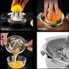 Citrus and Lemon Juicer Manual Juicer 304 Stainless Steel Durable Manual Juicer Reamer Rotary Squeezer Dishwasher Safe Easy to C