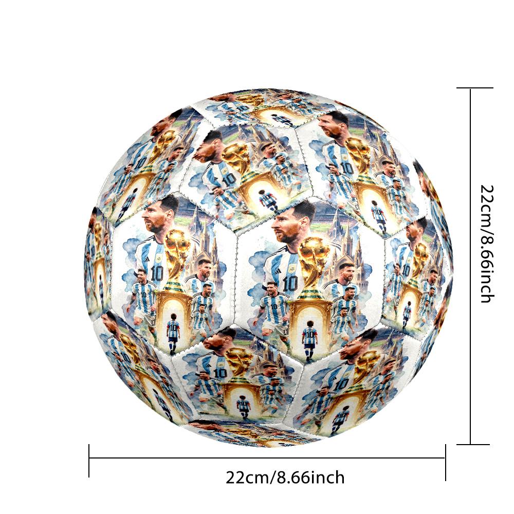 Messi 10 Number Football Legend Soccer Ball Size 5 Football Machinestitched Indooroutdoor Universal Football Perfect Gift For Sports Enthusiasts