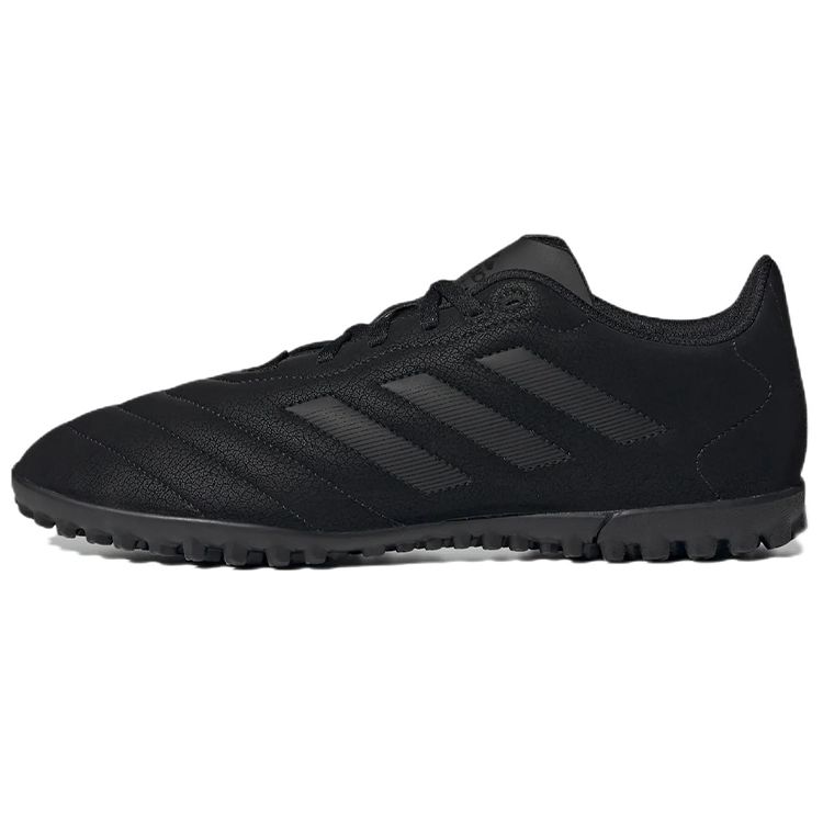 Adidas Goletto 8 Pasto Kulatá špička Šněrovací TF (Gumové špunty) Protiskluzové Odolné Fotbalové Kopačky Pánské Fotbalové Kopačky Černé GY5773