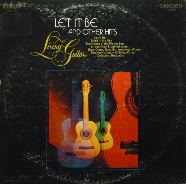 

LP Record LIVING GUITARS Let It Be And Other Hits CAS2425 RCA Camden 1970 Canada Rock Used