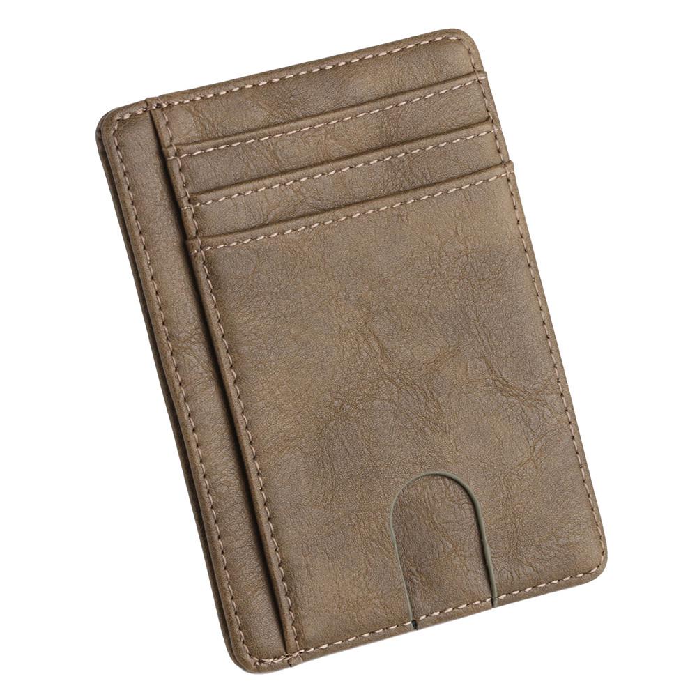 New Men's Leather Wallet Thin Credit Card Holder ID Case Purse Bag