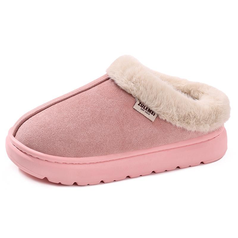 Cotton Shoes New Shallow Snow Boots Piled Thickened Women's Shoes Cold-proof Lightweight Short Boots Simple Warm Short Boots