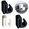 Easy Install String Light Hooks Pergola Cable Clip, Outdoor Wire Organizer Hook for 3-8mm Strings, Tool-Free Snap-On Garden Hangers Install,