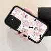 Phone Case for Samsung Galaxy S26 S25 Ultra S24 FE Dog Footprint Paw Cute Pattern Shell S23 Plus S22 + S21 S20 5G Soft Silicone