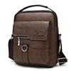 Crossbody Bag Men's Shoulder Bag Retro Vertical Portable Business Men's Bag Casual Men's Leather Bag Satchel Shoulder Bag
