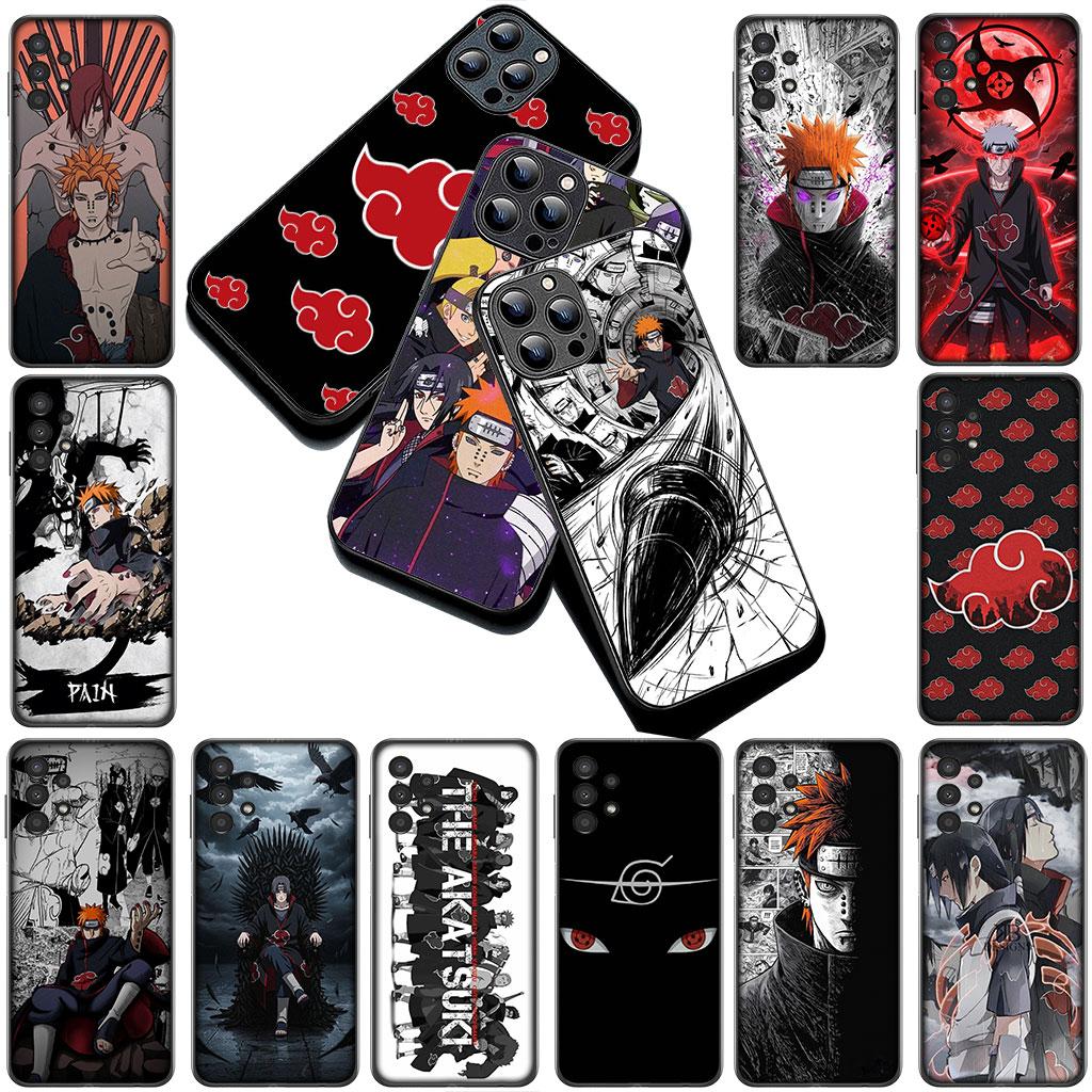Phone Cover for Apple iPhone 16 14 15 Plus 11 Pro Max 16E ProMax + 16Plus 15+ 14+ Soft Case Pain Itachi Uchiha Narutos Akatsuki
