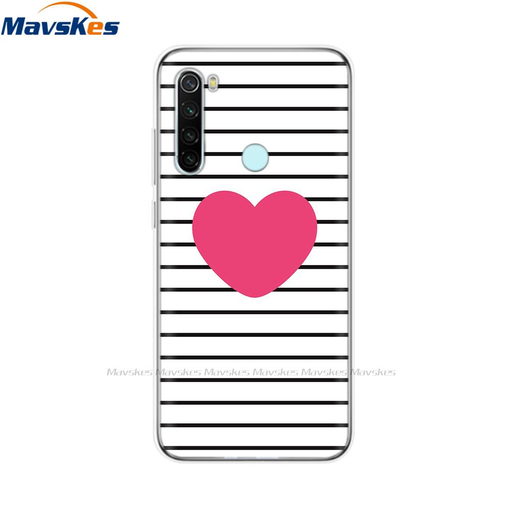 Phone Case for Xiaomi Redmi Note 8T Case 6.3" Silicon Soft TPU Back Cover for Redmi Note 8 8T Note8 Pro Case Protect Shell Coque