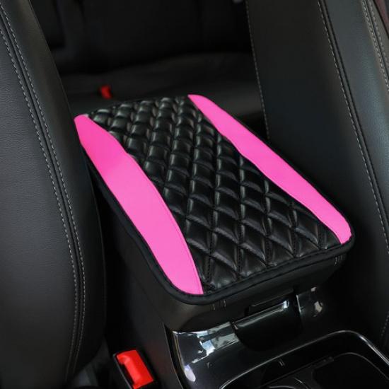 Armrest Pad Cover Center Console Box PU Leather Cushion Mat Pad Car Accessories