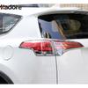 Car Rear Tail Light Lamp Cover Trim For Toyota RAV4 RAV 4 2016 2017 2018 Chrome Taillight Taillamp Frame Trims Accessories