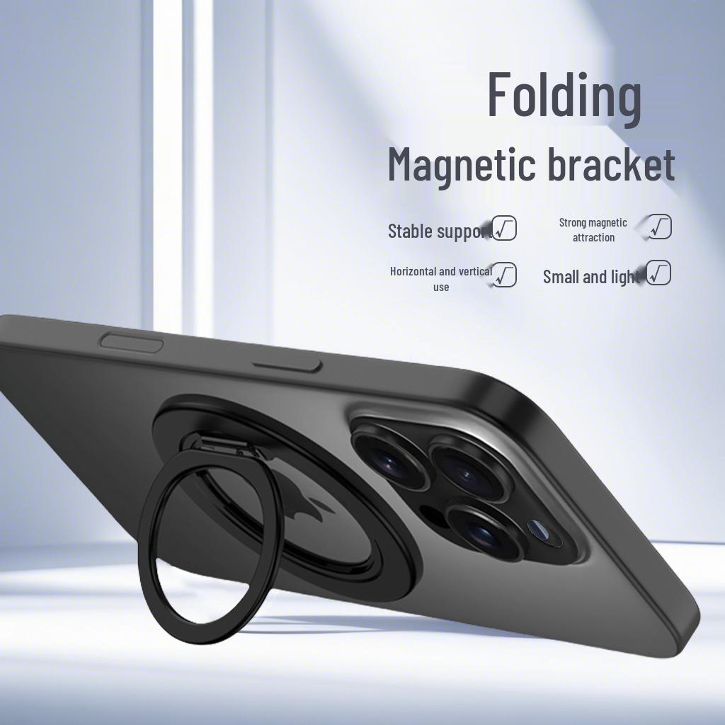 2025 Magnetic Phone Stand Holder - Zinc Alloy Ring Buckle Lazy Desktop Design