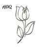 Artistic Flower Brooches Hollow Metal Bird Brooch Golden Silver Plated Lapel Accessories Pin Decorative Accessory for Suits Coats Dresses Bags