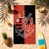 Clubul de Regată Flamengo (28) Prosop de plajă cu temă Rezistent la nisip Moale și confortabil Potrivit pentru piscină Camping Yoga și Scufundări Un Travel