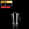25pcs Household Round Disposable Cups Reusable Thickened Disposable Dessert Cups Party Supplies Plastic Transparent Cup