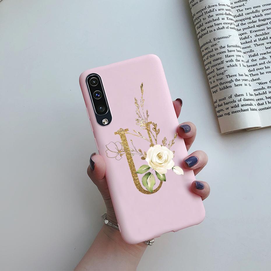Case For Samsung Galaxy A50 A30 Case Silicone Cute Letters Soft Back Cover For Samsung Galaxy A30S A 30 50 A50S Case 2019 bumper