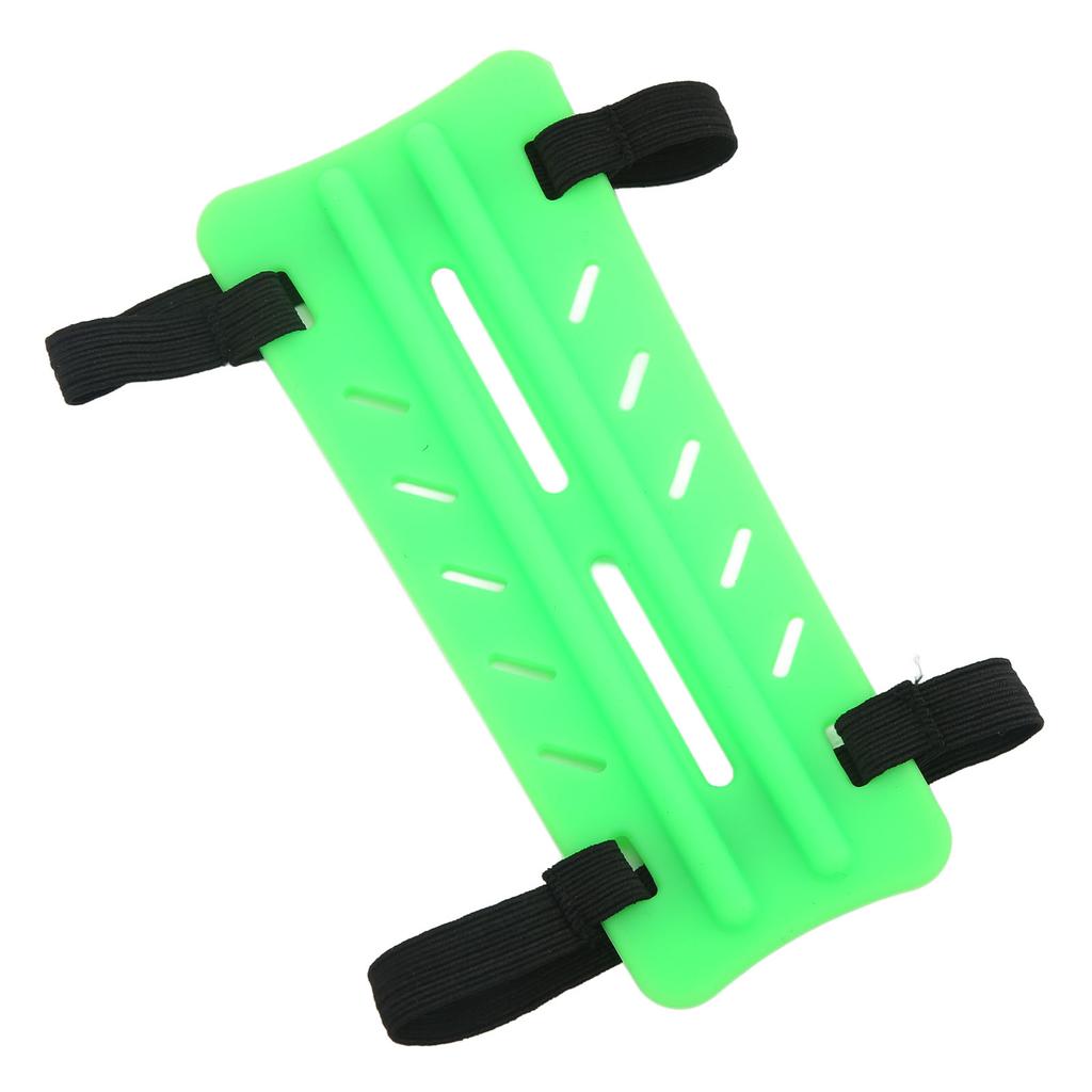Archery Arm Guard Rubber Arm Protector Hunting Accessories with 2 Strap Buckles for Adults Children Green