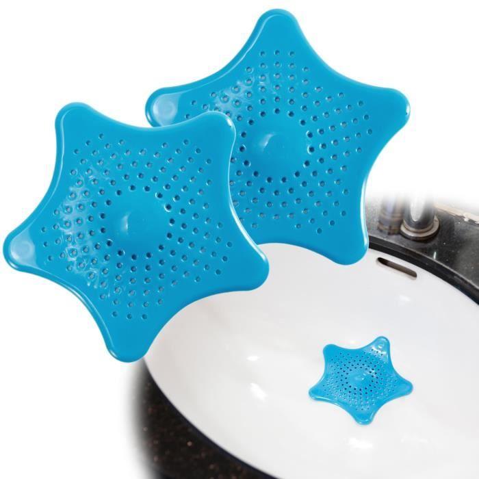Passoire Filtre - 15cm - Flexible - Lot de 2 - Couleur Bleu
