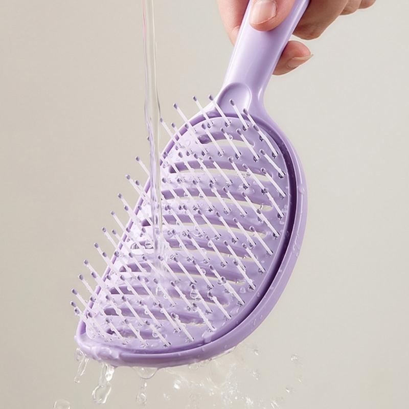 Convenient Detangling Comb Scalp Massage Soft Bristles Brush Hair Styling Tool Haridressing Comb For Flaky Scalp Care