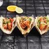 Taco Holders 4 Packs - Stainless Steel Taco Stand Rack Tray Style, Oven Safe for Baking, Dishwasher and Grill Safe
