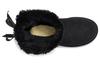 Women's Sneakers UGG Short Bow Stiefel Fleece Lined Black Women's