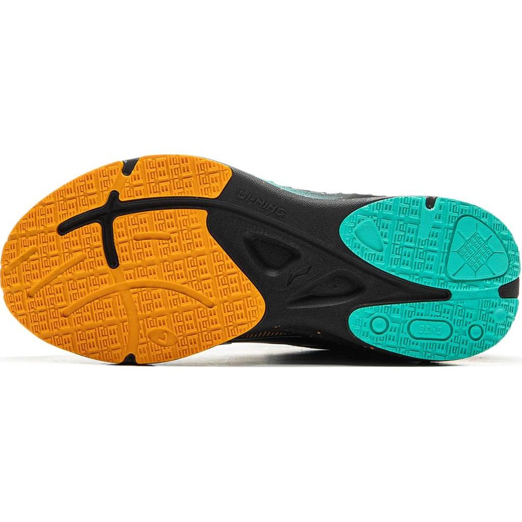 Li Ning Kids Kunpeng Comfortable Versatile Non-Slip Wear-Resistant Low-Top Running Shoes Men running shoes Black YKFU094-1