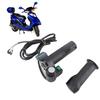   Electric Bike Throttle Grip Kit, 2 PCS Voltage Display Handlebar with SM Interface, for 12V to 99V   Electric Bikes Lithium Battery  