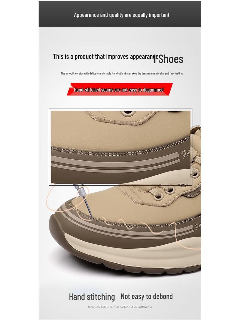Men's McQueen White Slip-On Outdoor Sports Shoes - New Summer Edition