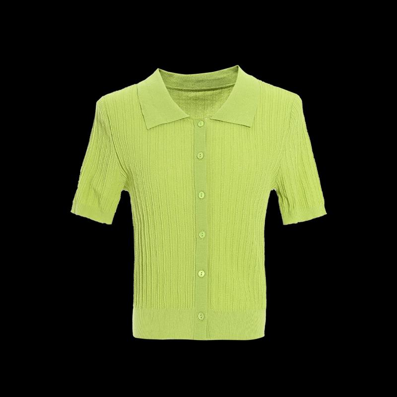 Shetu Damen Slim Fit Polo Stricktop