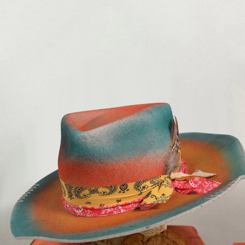Wool Homburg Panama Hat Exotic Hat for Women Men Photo Props Western for Men Women Unisex Wear Headwear