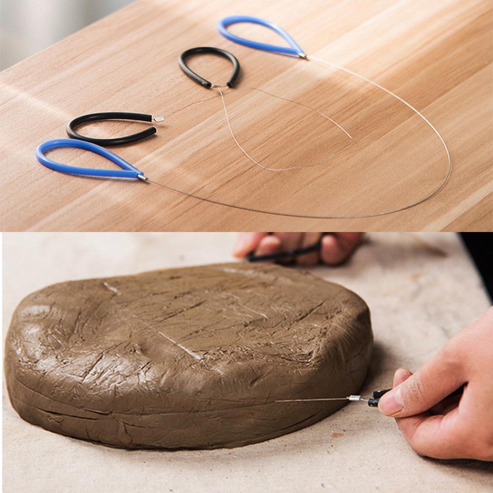 

Инструменты для гончарного дела Острый инструмент для резки глины Сделай сам Ручная линия для резки глины Прочный резак для глины Многофункциональный керамический стальной волочильный станок