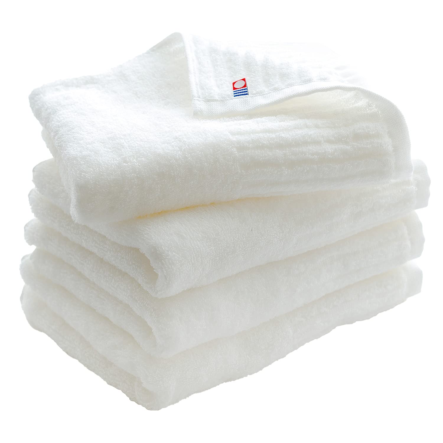 

Сертифицированный набор полотенец для лица Imabari Towel Brand, изготовленных в Long Quick Highly Off White Towel, 4 шт., Япония, ребристые, ворсистые, мягкие, тонкие, сушащие, впитывающие, 100%