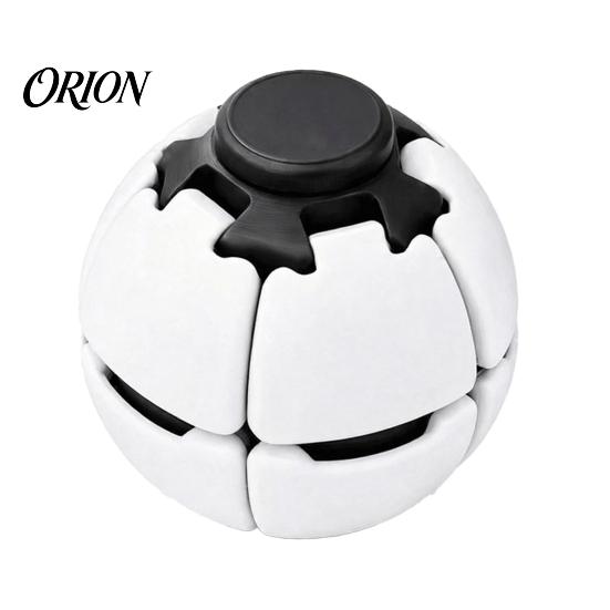 Stress Reduction Toy 3D Printed Press Spinning Ball, Anxiety Relief Fidget Spinner, Spinner Rotating Splicing Ball Desk for Kids Teens Adults