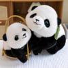 New Style Ppapa Panda Plush Toy Dolls Giant Panda Zoo Doll Children's Birthday Gift