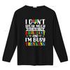 I Dont Speak Much Autistic Toddler Boy Girl Autism Awareness T Shirt Vintage Washed Streetwear Stylish Unisex Designer Clothes