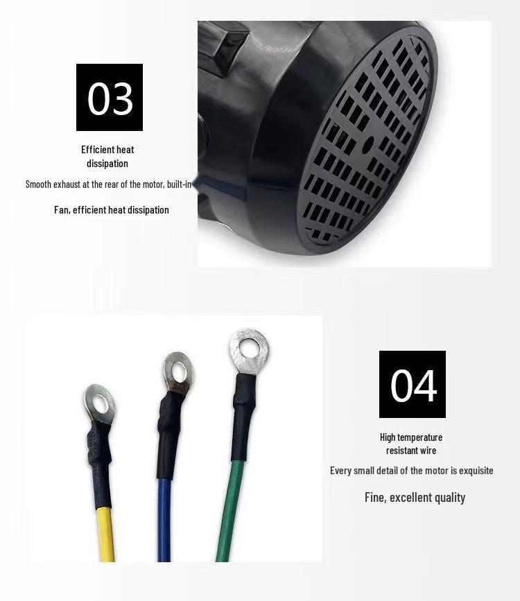 Universal Pure Copper Brushless DC Motor for Electric Tricycle - 48V/60V, 800W/1000W/1200W