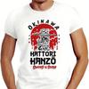 Camiseta Gráfica Unisex Hattori Hanzo Espada y Sushi Okinawa