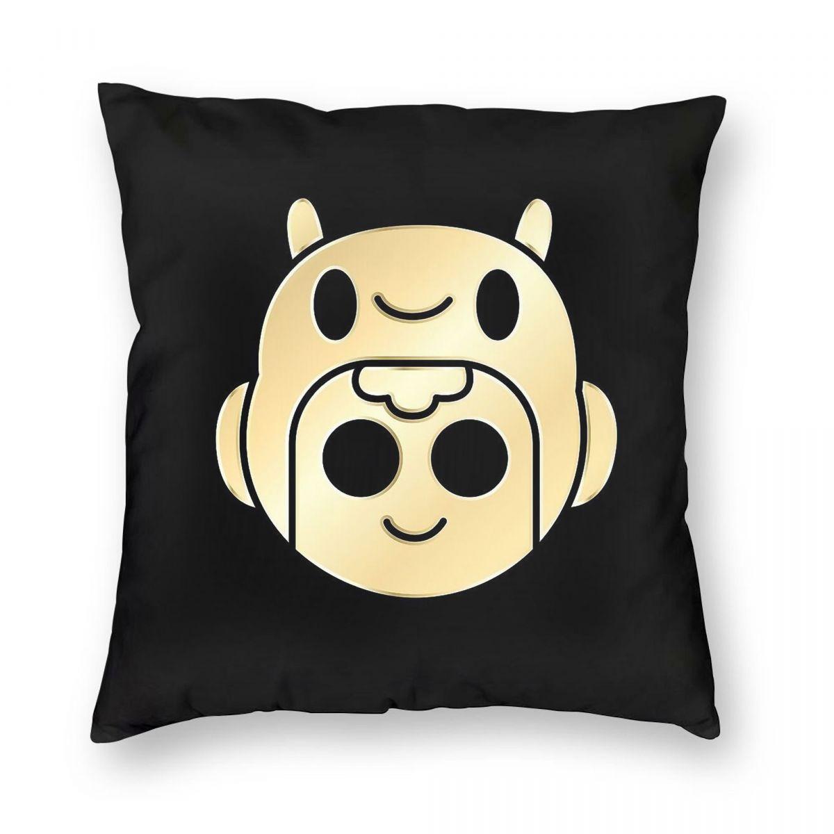 Bea Character Gold Icon Square Pillowcase Polyester Linen Velvet Printed Zip Decor Home Cushion Cover 30x30cm