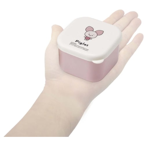 Skater Mini Sealable Storage Containers for Side Dishes, 130ml, Set of 2, Disney Yururun Winnie the Pooh Design, MO1WAG-A