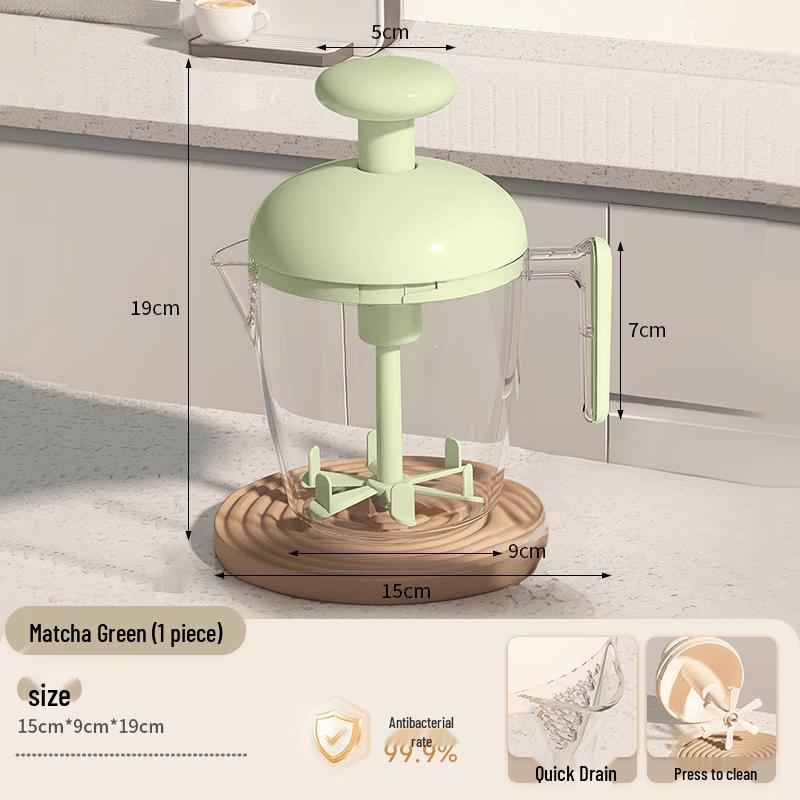 Manual Press Egg Beater Cup