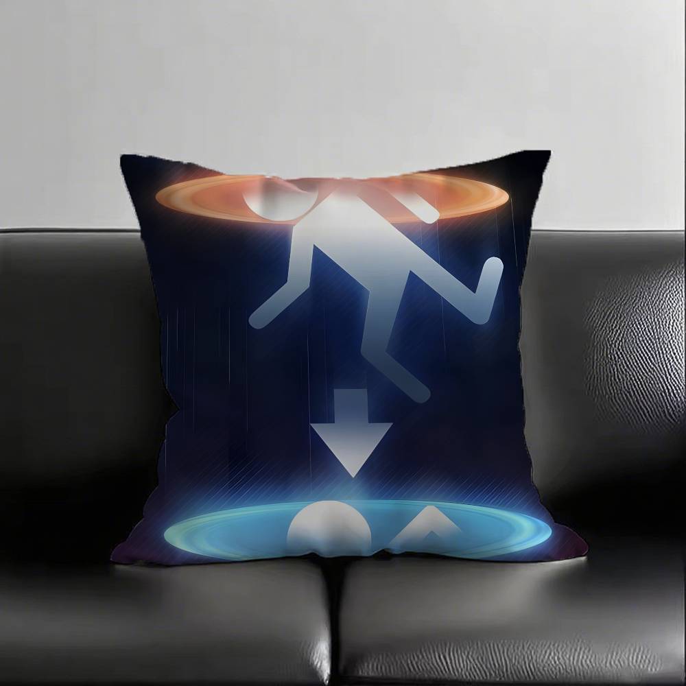 1pc Portal 2 Game Pillow Case Fashion Square Pillowcase Bedroom Sofa Room Ins Decoration Leisure