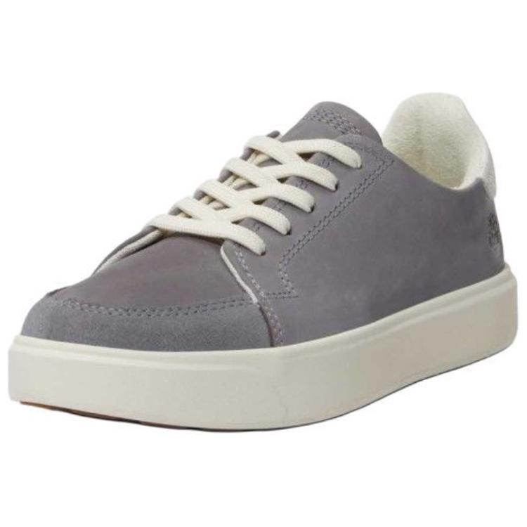 Timberland Low-Top Lace-Up Sneakers Comfortable Versatile Slip-Resistant Durable Women Sneakers Gray TB0A41JXES81