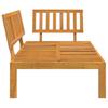 Garden Corner Sofa Made from Pallets Solid Acacia Wood