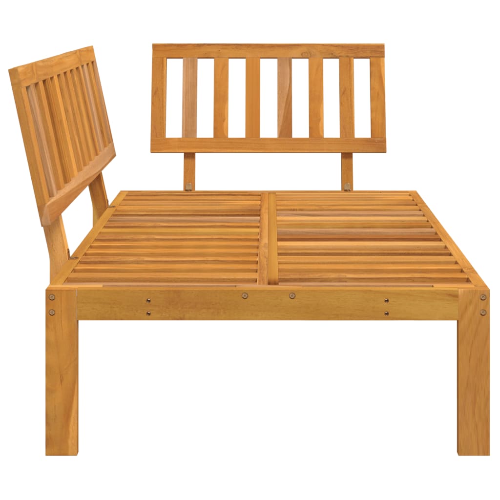 Garden Corner Sofa Made from Pallets Solid Acacia Wood