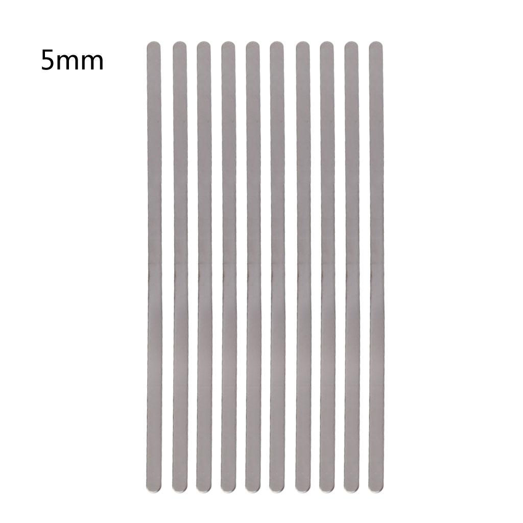 10Pcs/set Bracelet Bending Rod Jewelry Tool for Stamping Bangle 5/10/15/20mm Jewelry Making Supplies for Project