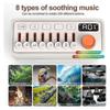 White Noise Sleep Sound Machine with 8 Nature Sounds, Portable Bluetooth Speaker, 12 Colors Night Li Edition C