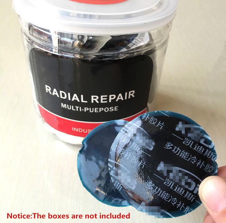 Universal 45x Small Medium Large Rubber Radial Tire Repair Patch Round Tubeless