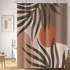 Rainforest Green Dinosaur Theme Shower Curtain-With 12 Hooks, Waterproof Fabric Bathroom Decorative Shower Curtain